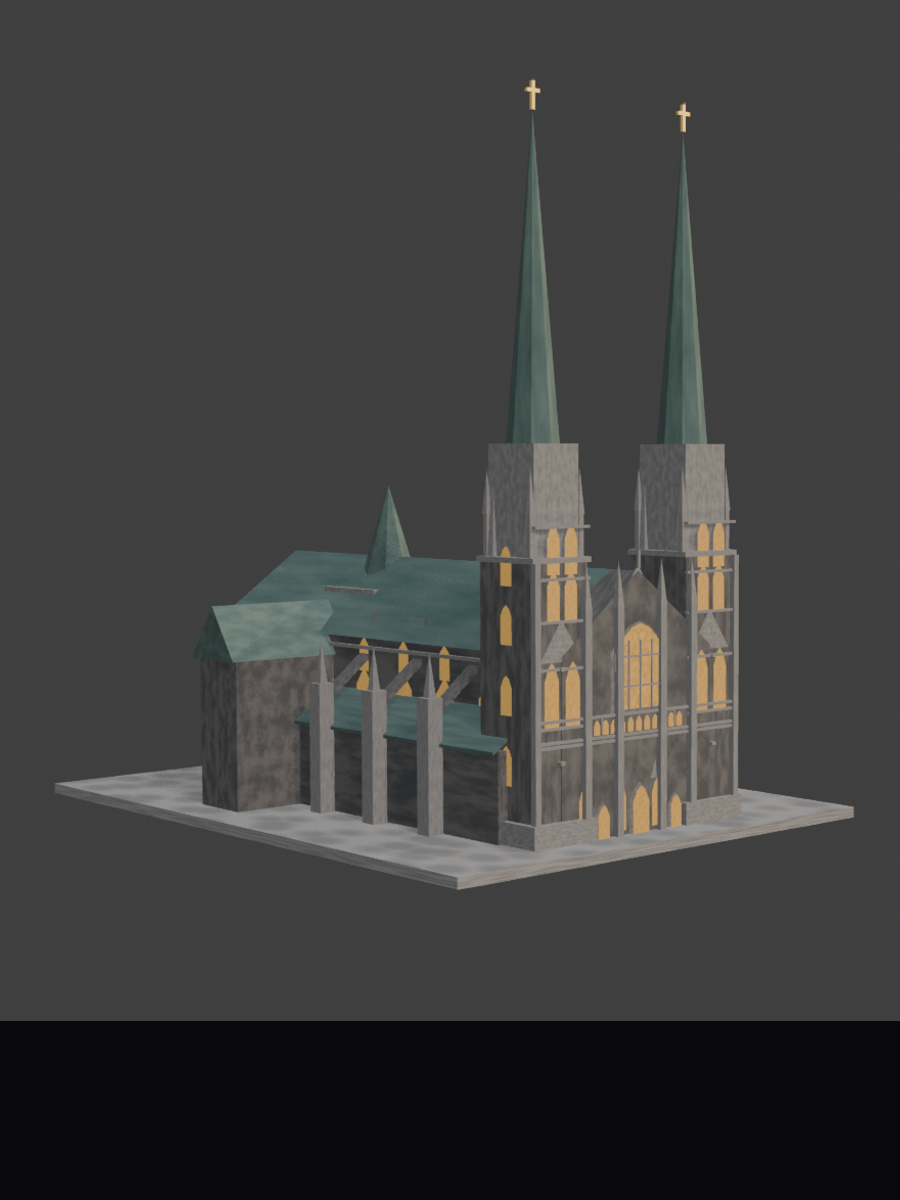 Medieval Gothic church for a fantasy RPG